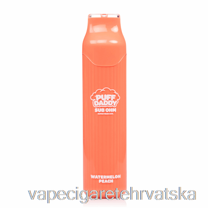 Vape Hrvatska Puff Daddy 6000 Disposable Watermelon Peach